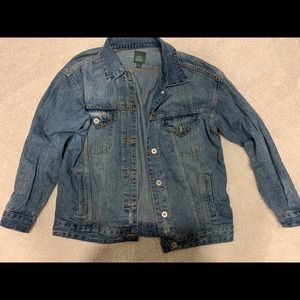 Oversized jean jacket